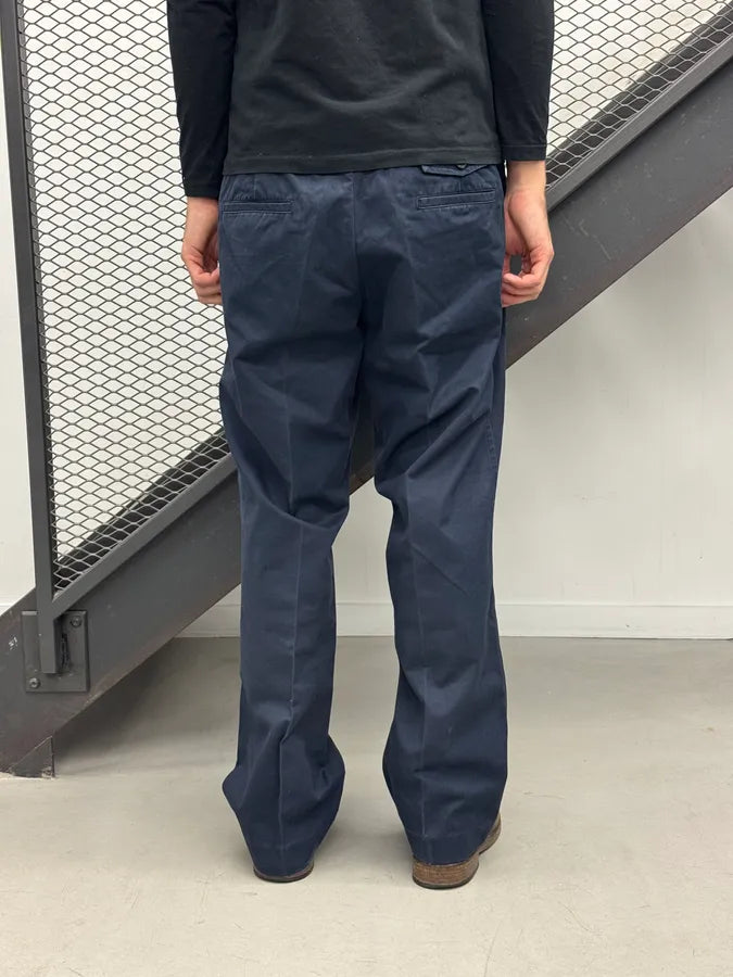 1990s Gucci Navy Cotton Chino Pants by Tom Ford IRXKGJZ 2