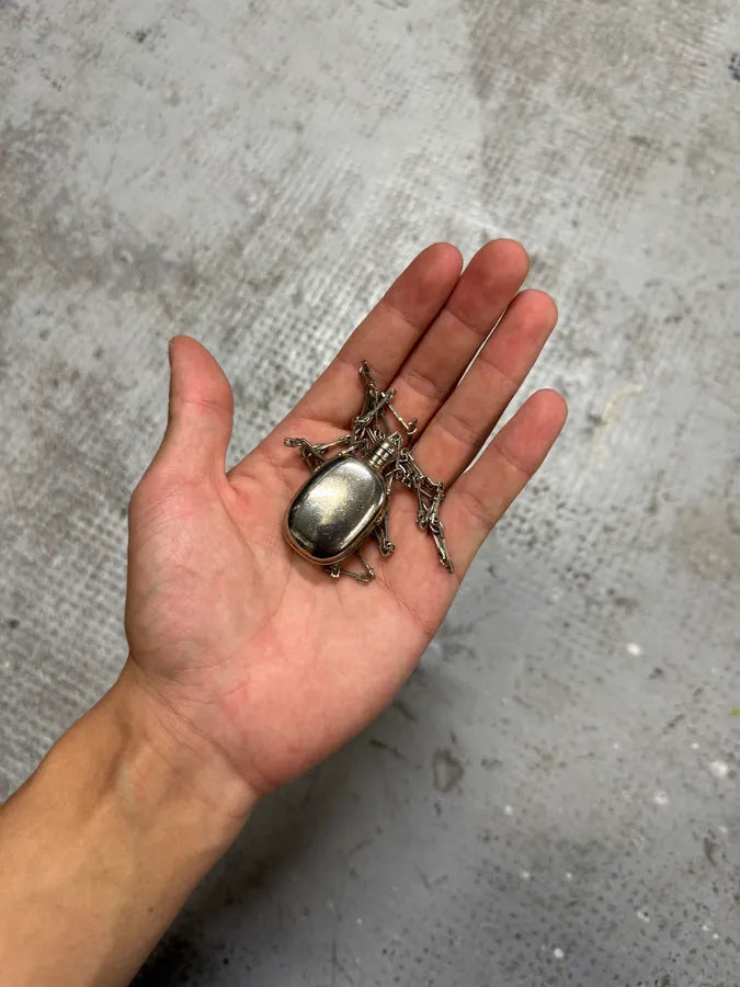 1990s Gucci Perfume Bottle Silver Necklace (OS) TLcpJKz 3