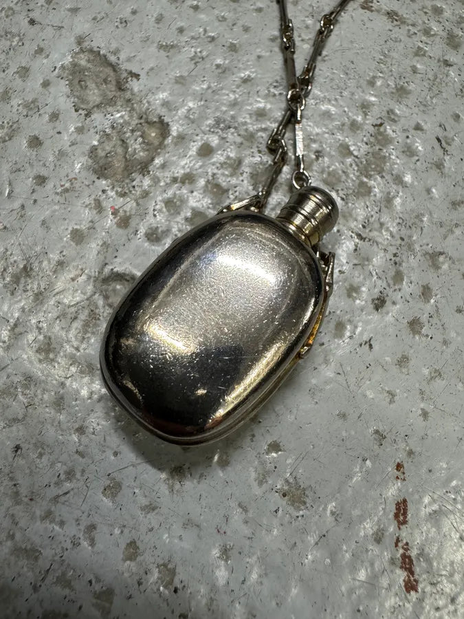 1990s Gucci Perfume Bottle Silver Necklace (OS) TLcpJKz 4