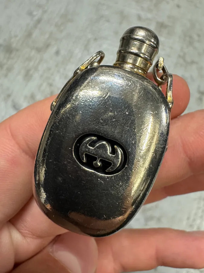 1990s Gucci Perfume Bottle Silver Necklace (OS) TLcpJKz 6