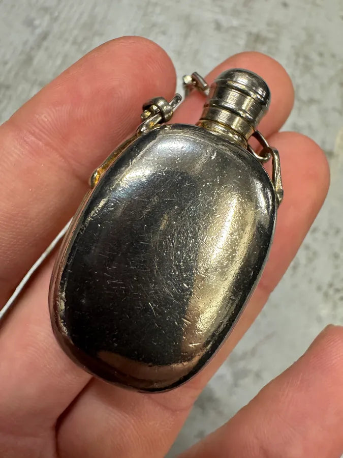 1990s Gucci Perfume Bottle Silver Necklace (OS) TLcpJKz 9