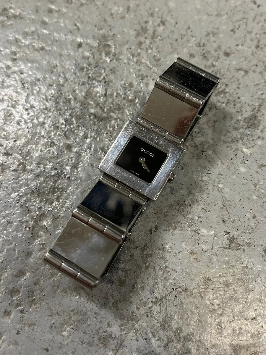 1990s Gucci Tom Ford Squared Silver Watch (OS) IbcBruq 1