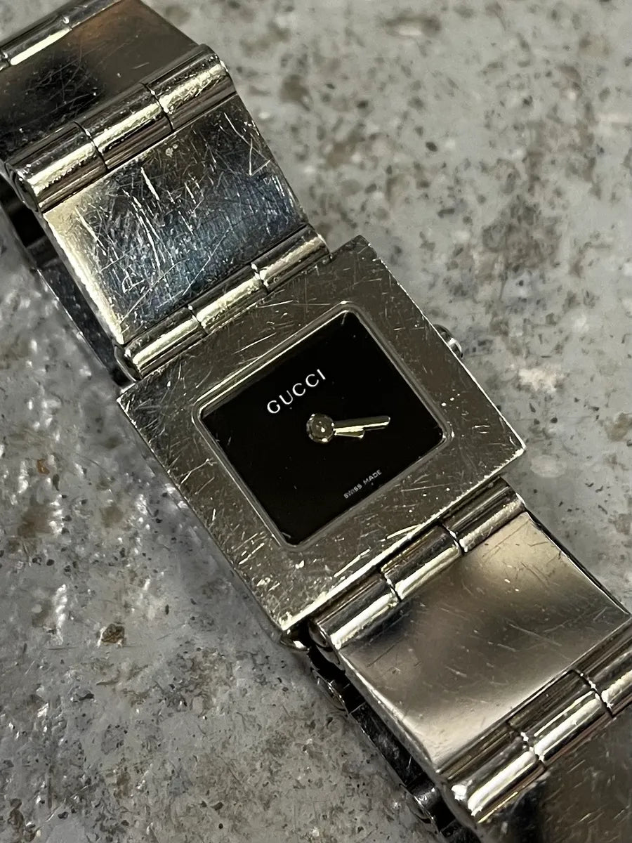 1990s Gucci Tom Ford Squared Silver Watch (OS) IbcBruq 4