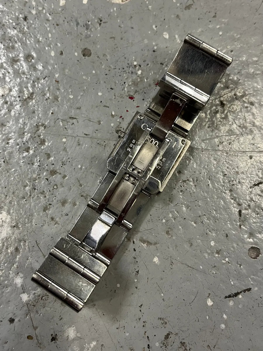 1990s Gucci Tom Ford Squared Silver Watch (OS) lNqBnlb 8