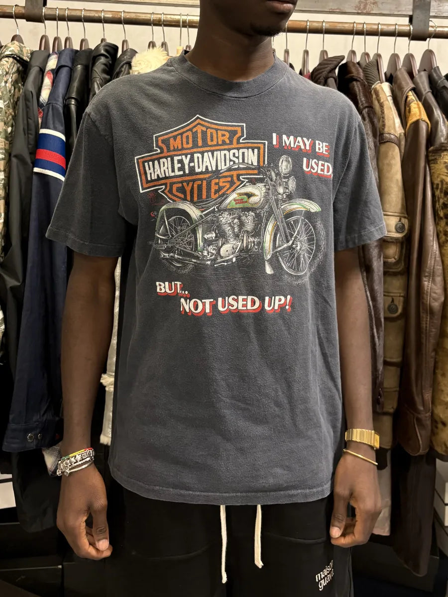 1990s Harley Davidson Motor Cycles Grey Graphic T-Shirt unpIfAR 2