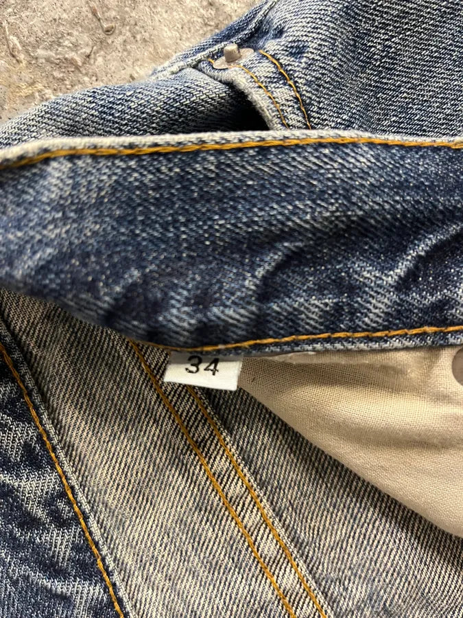1990s Helmut Lang Straight Faded Blue Jeans (M) mwDOdeY 10