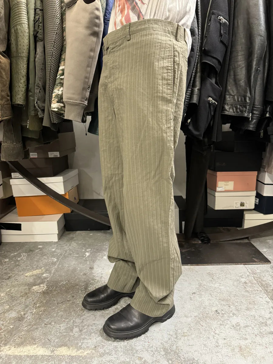 1990s Hermes Beige Lined Cozy Pants iajhAHd 1