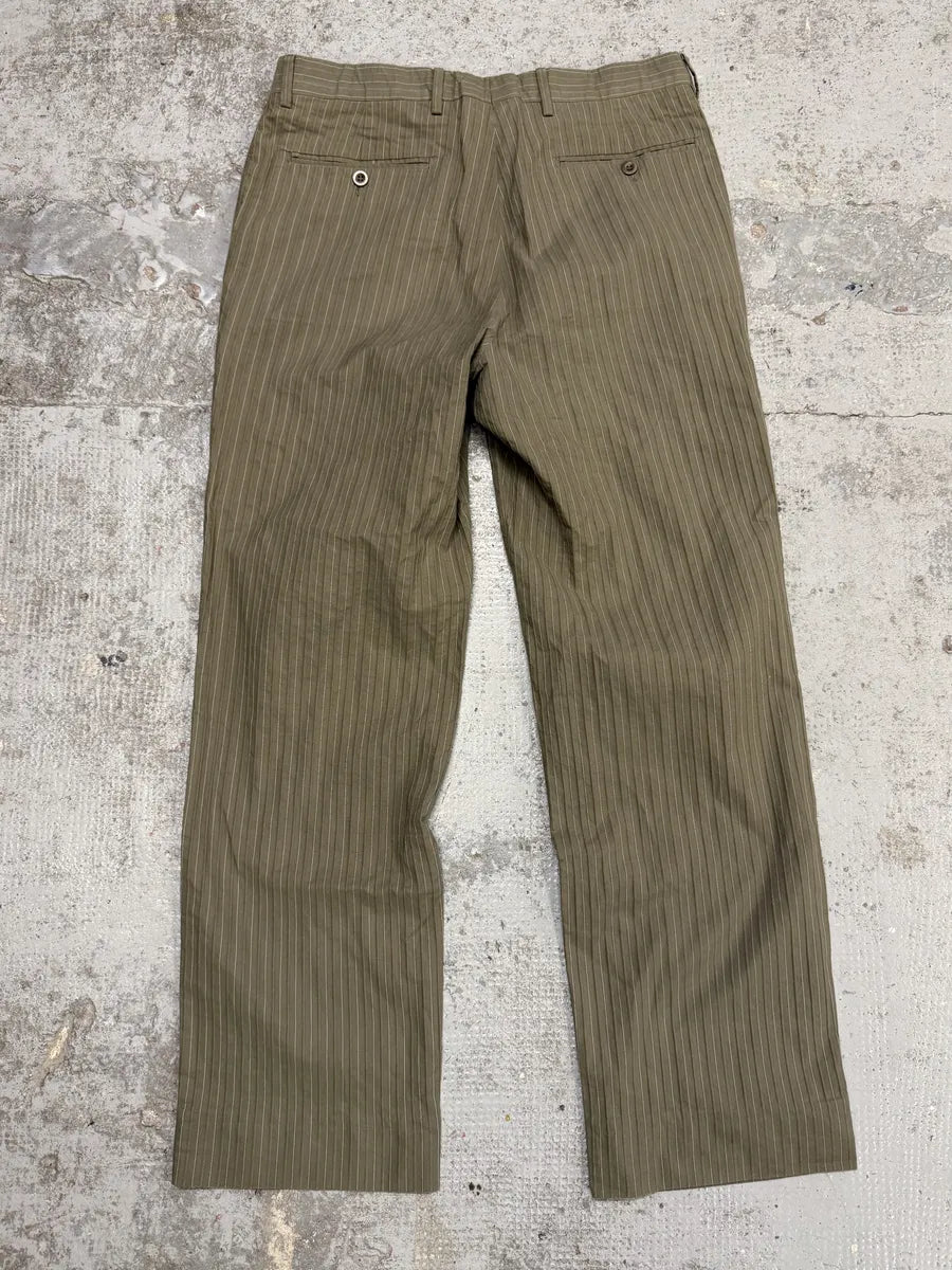1990s Hermes Beige Lined Cozy Pants iajhAHd 2