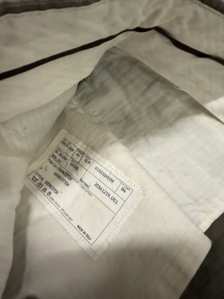 1990s Hermes Beige Lined Cozy Pants iajhAHd 7