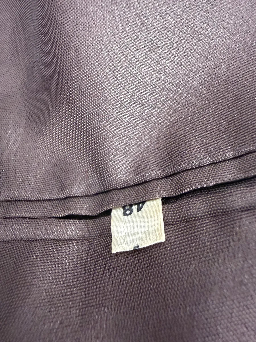 1990s Hermès Tweed Brown Blazer Jacket VVrZYxS 9