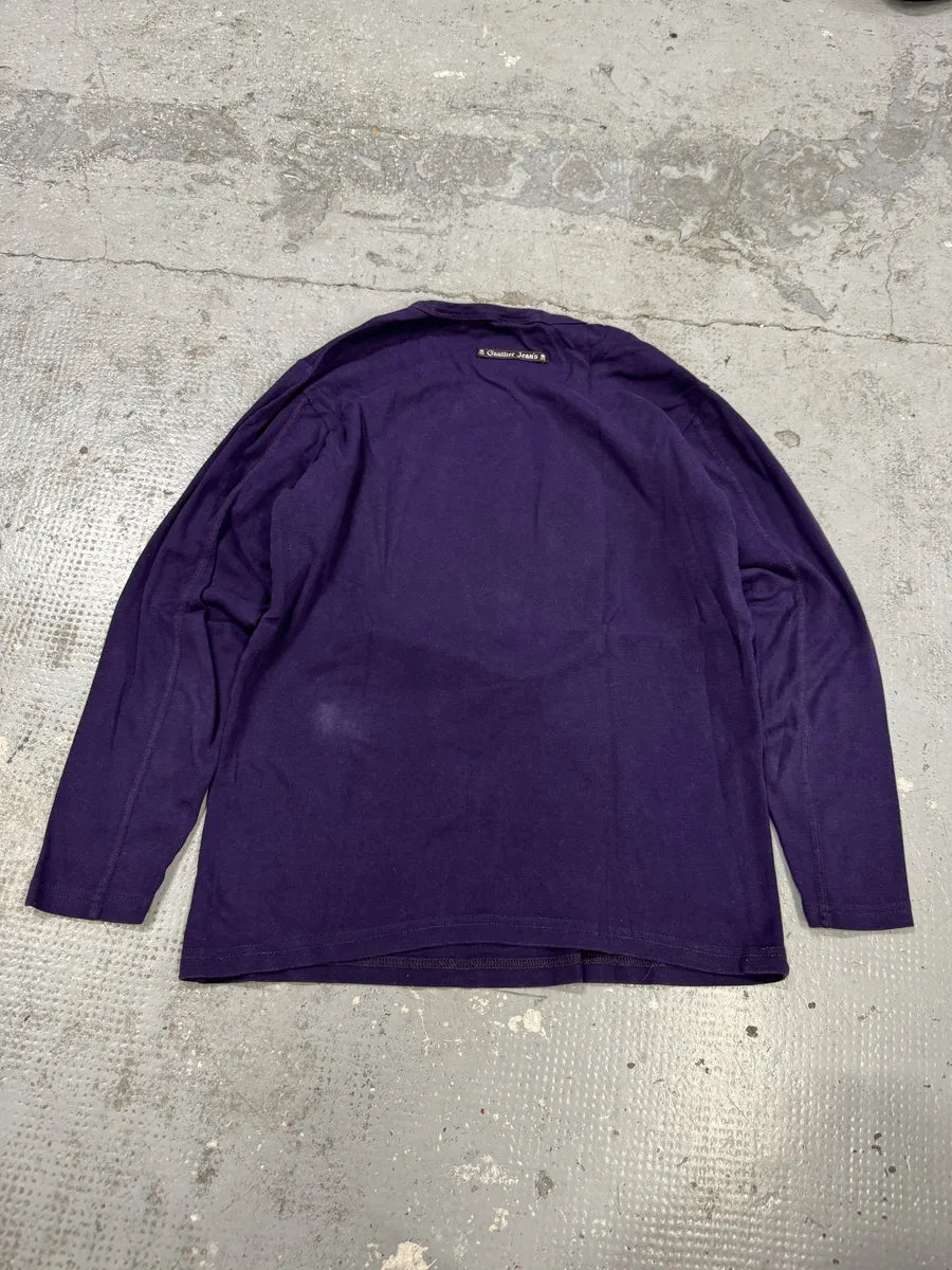 1990s Jean Paul Gaultier Asian Dragon Purple Longsleeves tWcIono 1