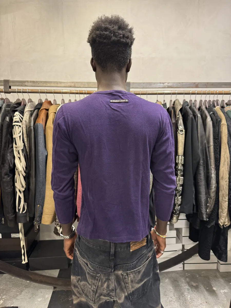 1990s Jean Paul Gaultier Asian Dragon Purple Longsleeves tWcIono 3