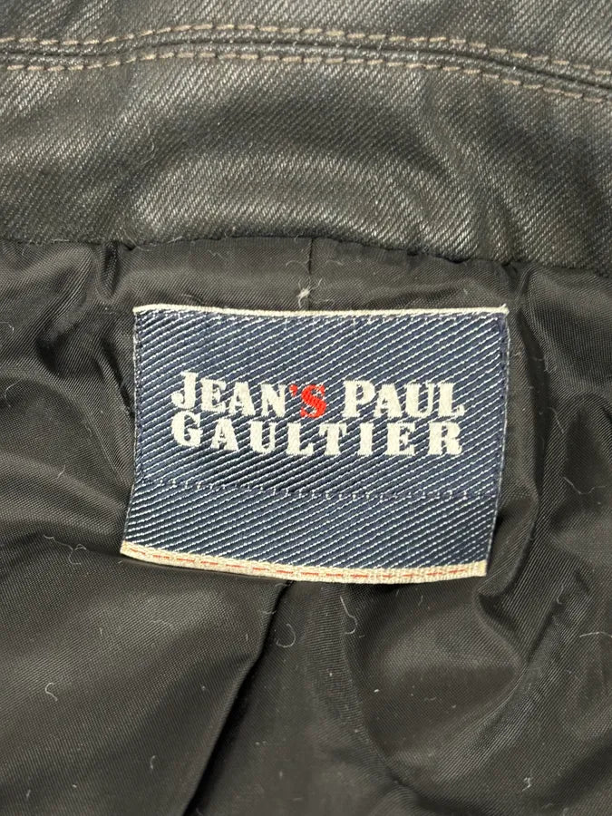 2000s Jean Paul Gaultier Black Detachable 2 in 1 Multi-Pocket Trench Jacket aukvYmr 16