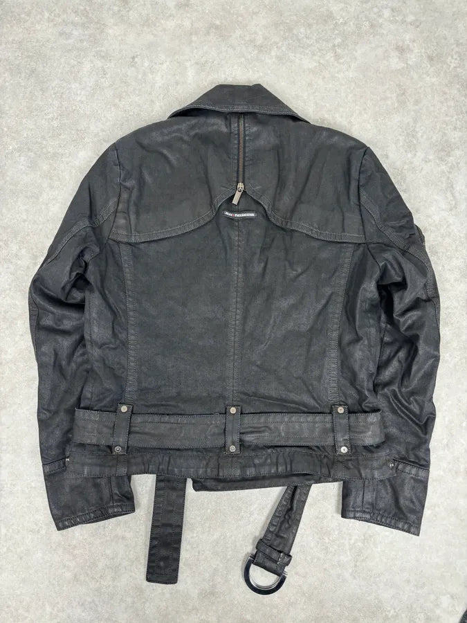 2000s Jean Paul Gaultier Black Detachable 2 in 1 Multi-Pocket Trench Jacket aukvYmr 7