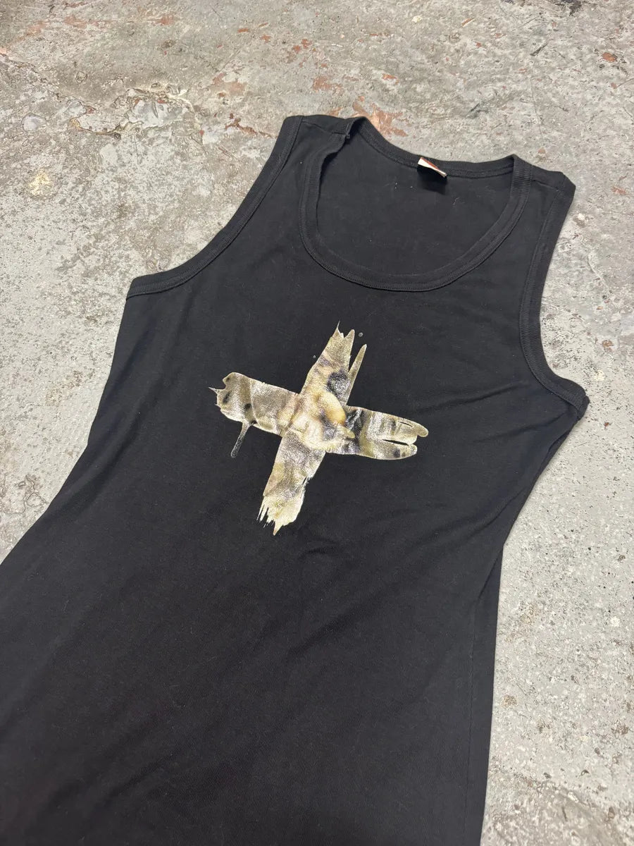 1990s Jean Paul Gaultier Black Naked Cross Long Dress LooWSVD 2