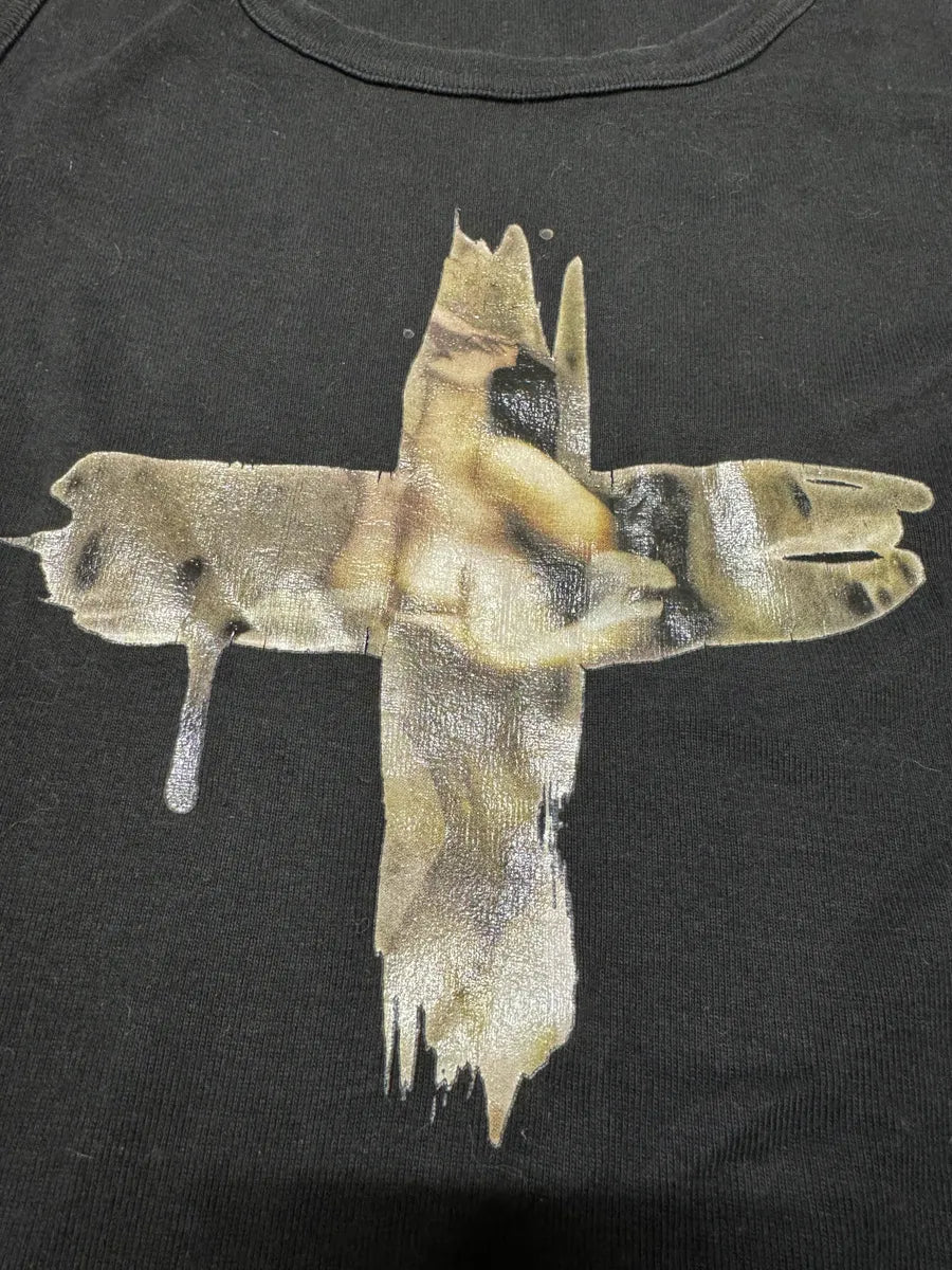 1990s Jean Paul Gaultier Black Naked Cross Long Dress LooWSVD 7