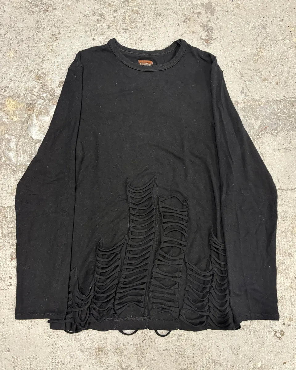 1990s Jean Paul Gaultier Black Obscure Extra Longsleeves CCyBNYa 0