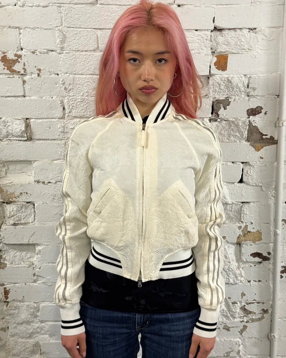 1990s Jean Paul Gaultier Creamy White Embroidered Jacket jHjgmsf 1