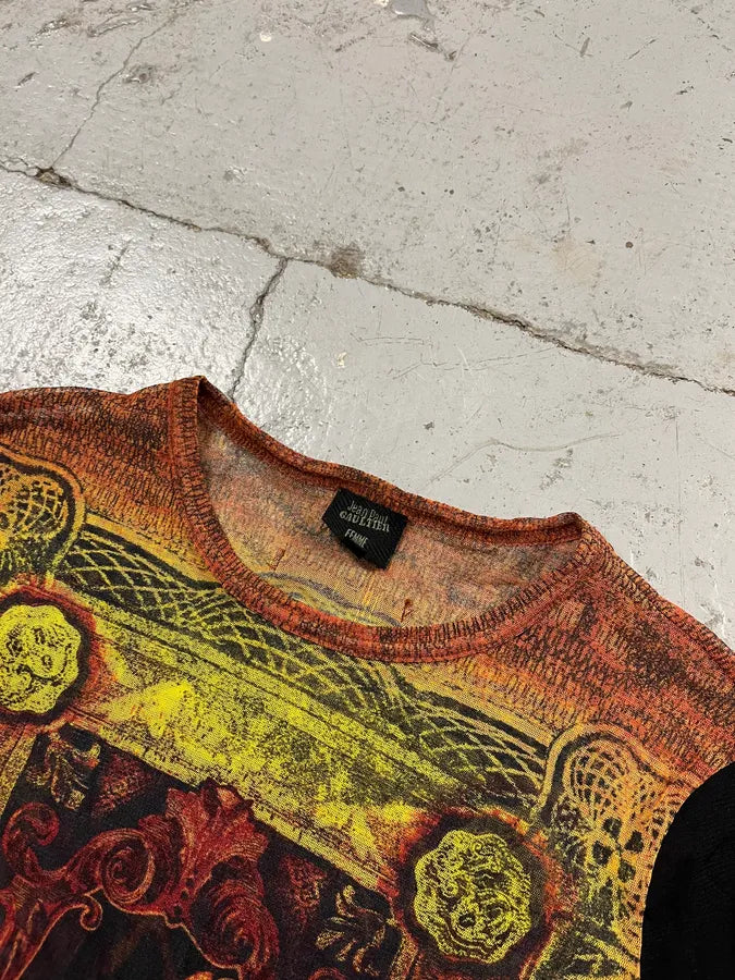 1990s Jean Paul Gaultier Dramatic Love Mesh Top cgjhDJy 4