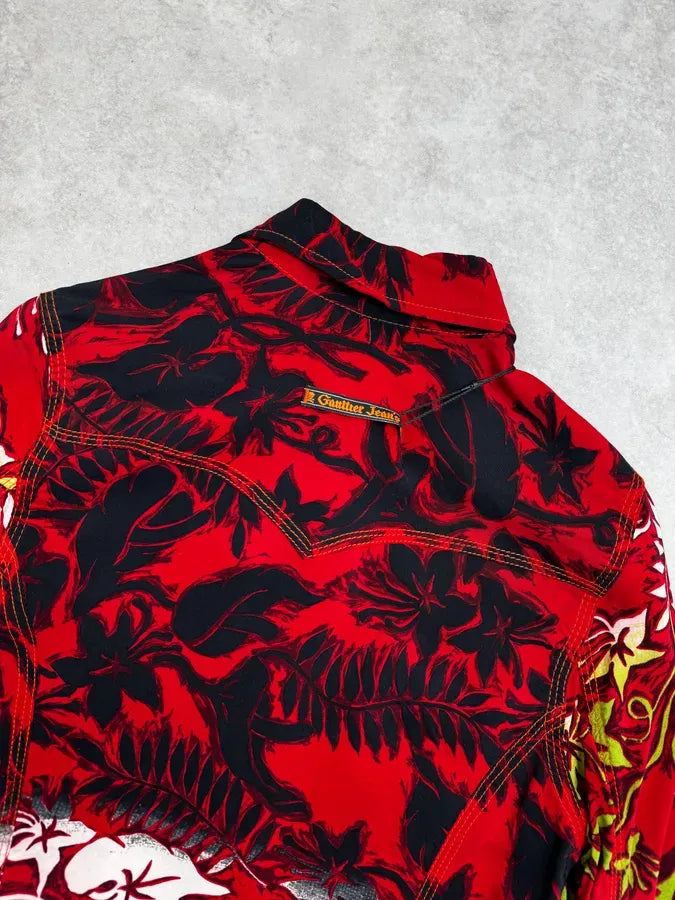 1990s Jean Paul Gaultier Hawaiian Shirt QRAijFI 5