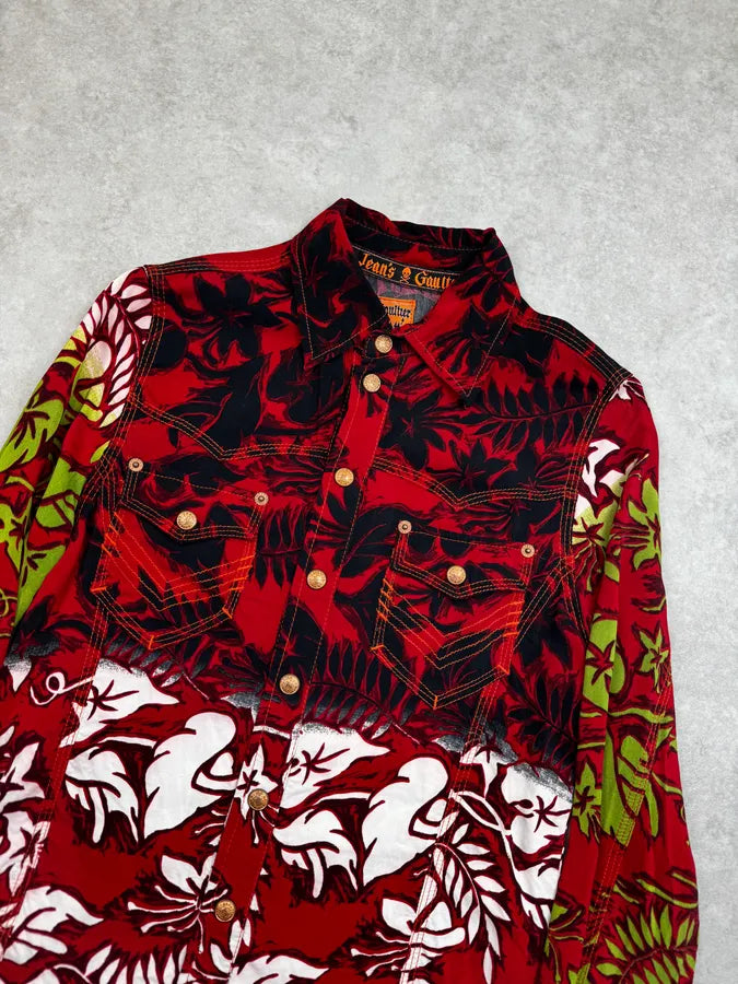 1990s Jean Paul Gaultier Hawaiian Shirt QRAijFI 4