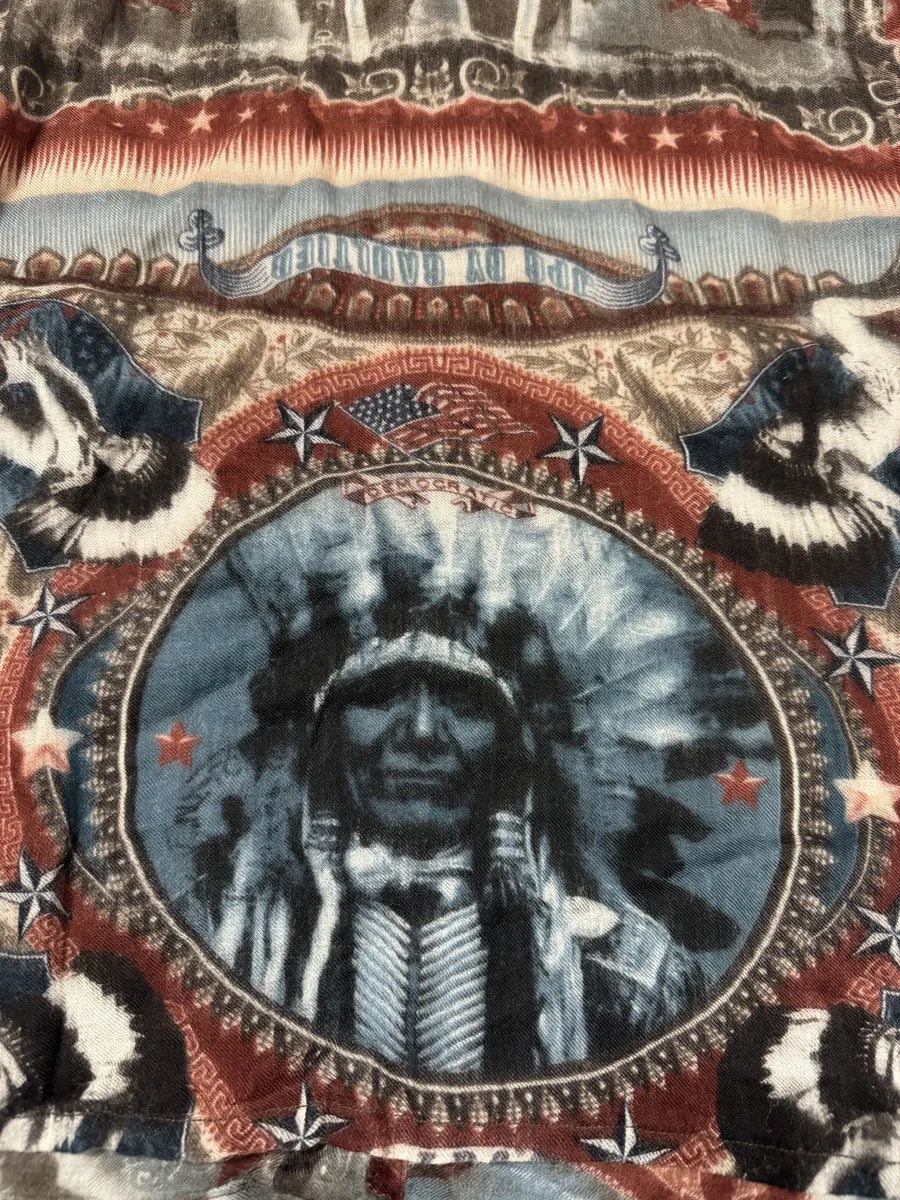 1990s Jean Paul Gaultier Native American Indian Contemporary Shirt zrzxwah 10