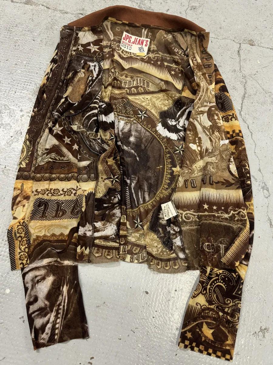1990s Jean Paul Gaultier Native American Indian Shirt lSTYFmg 2