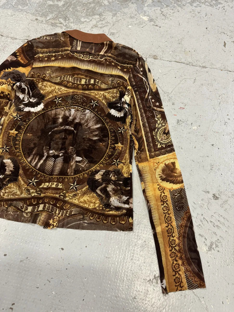 1990s Jean Paul Gaultier Native American Indian Shirt lSTYFmg 5