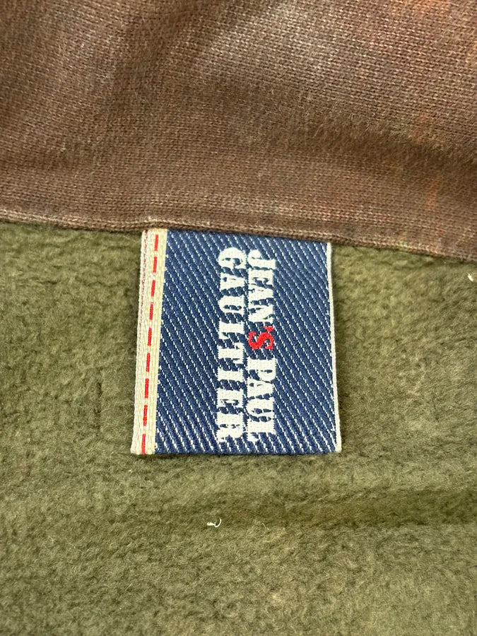 1990s Jean Paul Gaultier Outlaws Territory Biker Brown Zip-up Sweater wPSCbZs 8