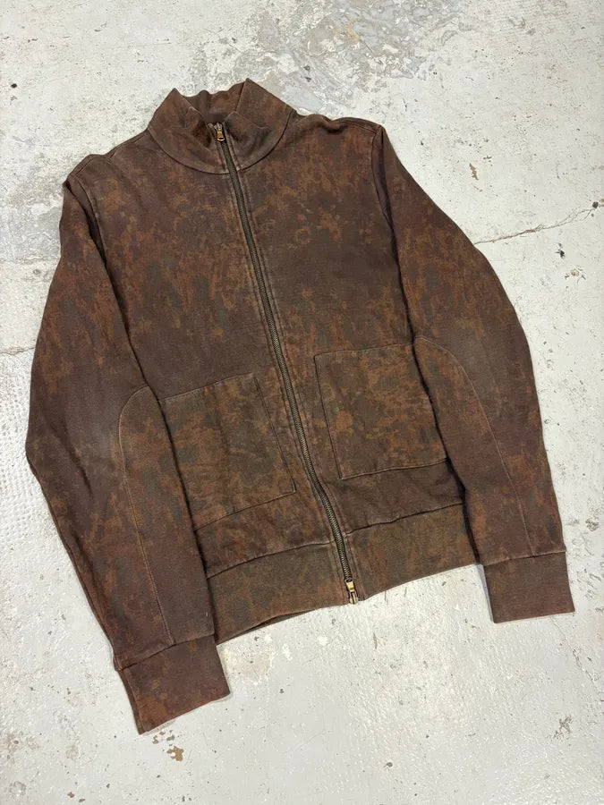 1990s Jean Paul Gaultier Outlaws Territory Biker Brown Zip-up Sweater wPSCbZs 4