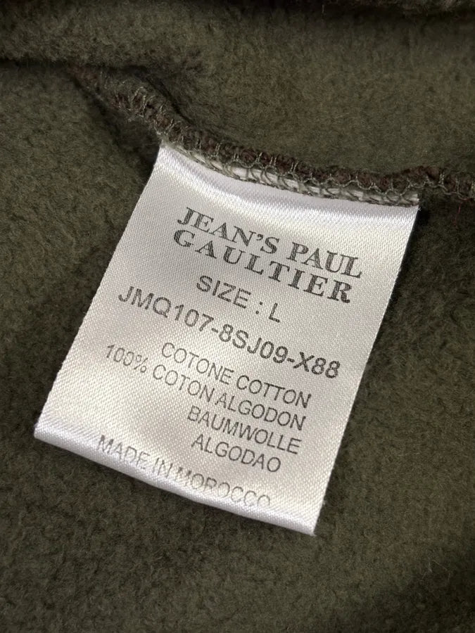 1990s Jean Paul Gaultier Outlaws Territory Biker Brown Zip-up Sweater wPSCbZs 9