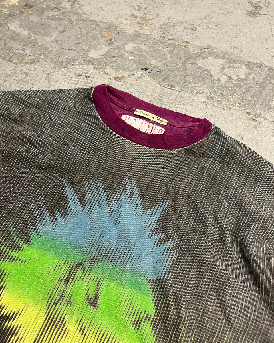 1990s Jean Paul Gaultier Punk Grey & Purple Longsleeve  rdLNsbD 4