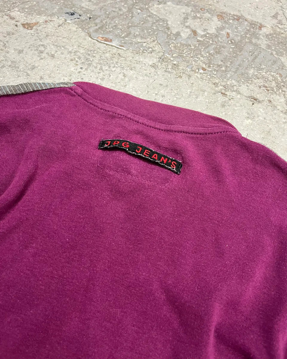1990s Jean Paul Gaultier Punk Grey & Purple Longsleeve  rdLNsbD 8