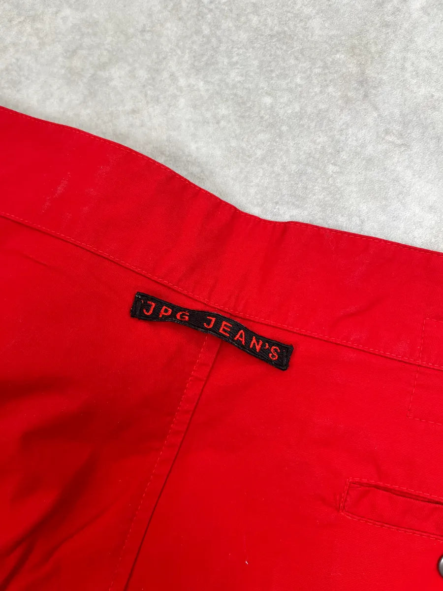 1990s Jean Paul Gaultier Red Cozy Utility Pants yBopIqL 10