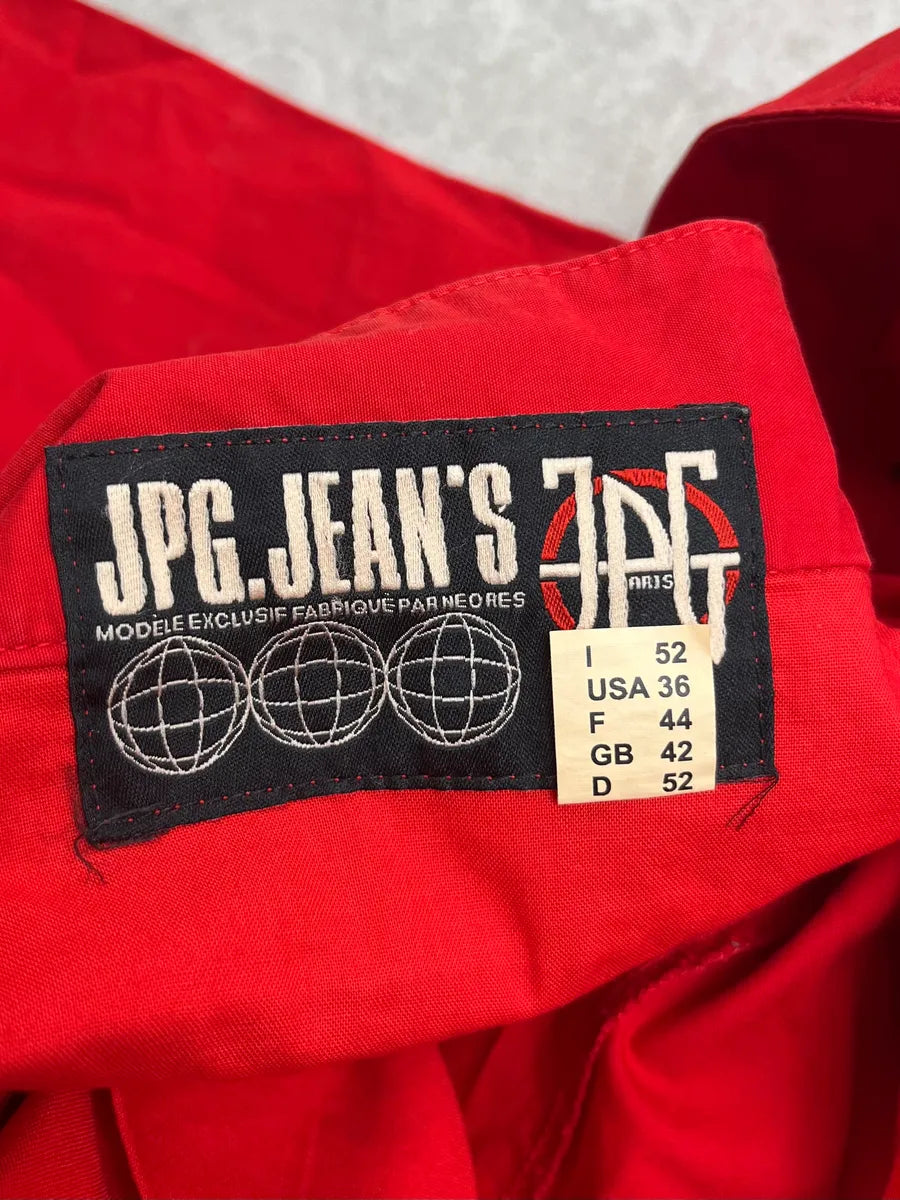 1990s Jean Paul Gaultier Red Cozy Utility Pants yBopIqL 11