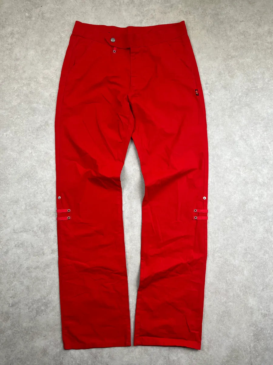 1990s Jean Paul Gaultier Red Cozy Utility Pants yBopIqL 3