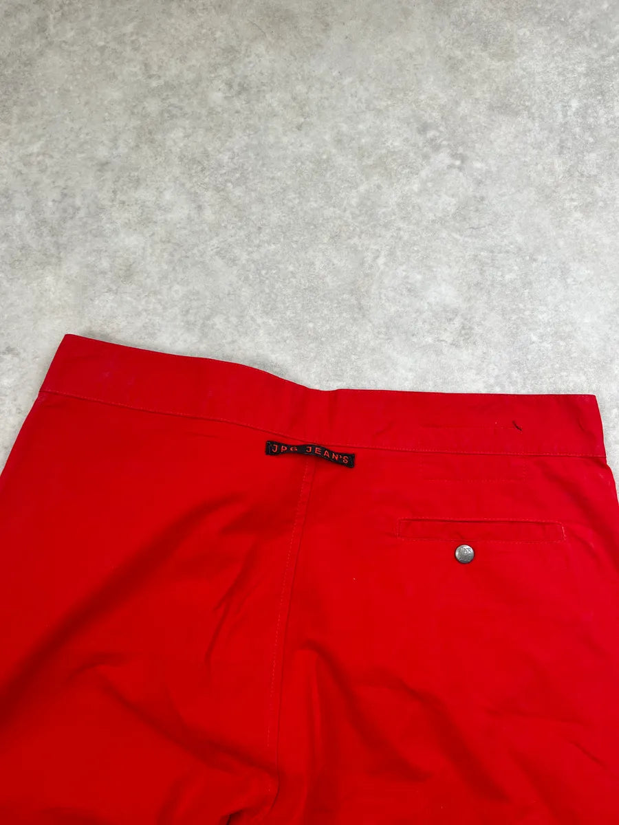1990s Jean Paul Gaultier Red Cozy Utility Pants yBopIqL 6