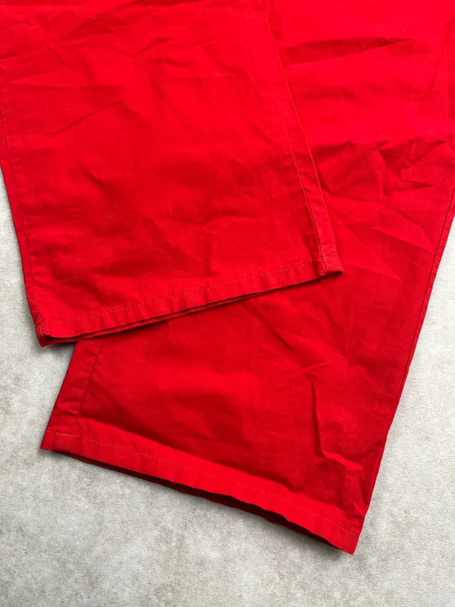 1990s Jean Paul Gaultier Red Cozy Utility Pants yBopIqL 7