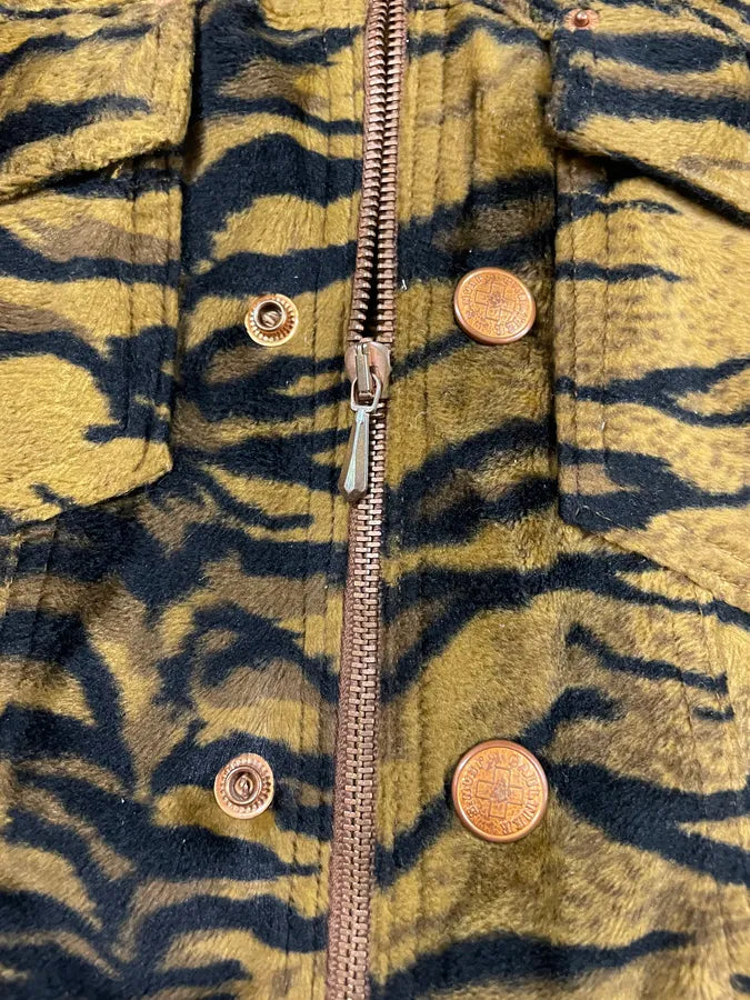 1990s Jean Paul Gaultier Savage Yellow Safari Zebra Jacket (S/M) uoKQkNc 7