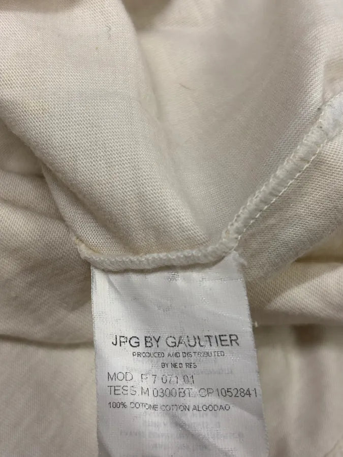 1990s Jean Paul Gaultier Snake Woman Creamy Longsleeves DbxlihG 11