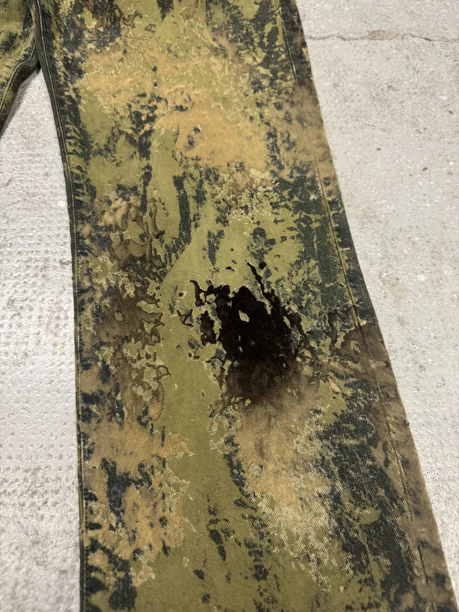 1990s Jean Paul Gaultier World Eroded Velvet Pants (S) LIcAFYD 8