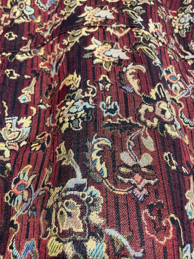 1990s Kenzo Royal Baroque Flowers Fur Blazer Jacket (L) BZmiJvz 7