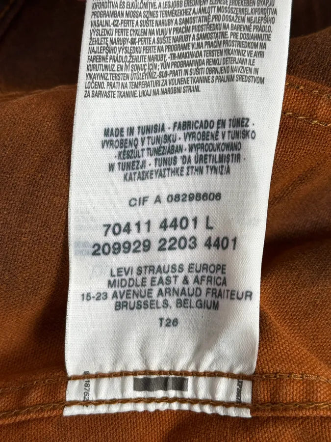 1990s Levi’s Biker Waxed Brown Jacket gUknTSl 11