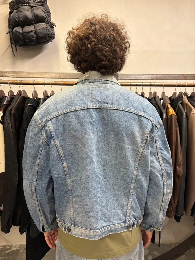 1990s Levi’s Blue Distressed Faded Denim Jacket (M/L) DghtNvI 2