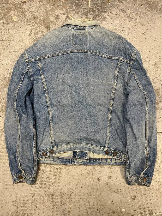 1990s Levi’s Blue Distressed Faded Denim Jacket (M/L) DghtNvI 6