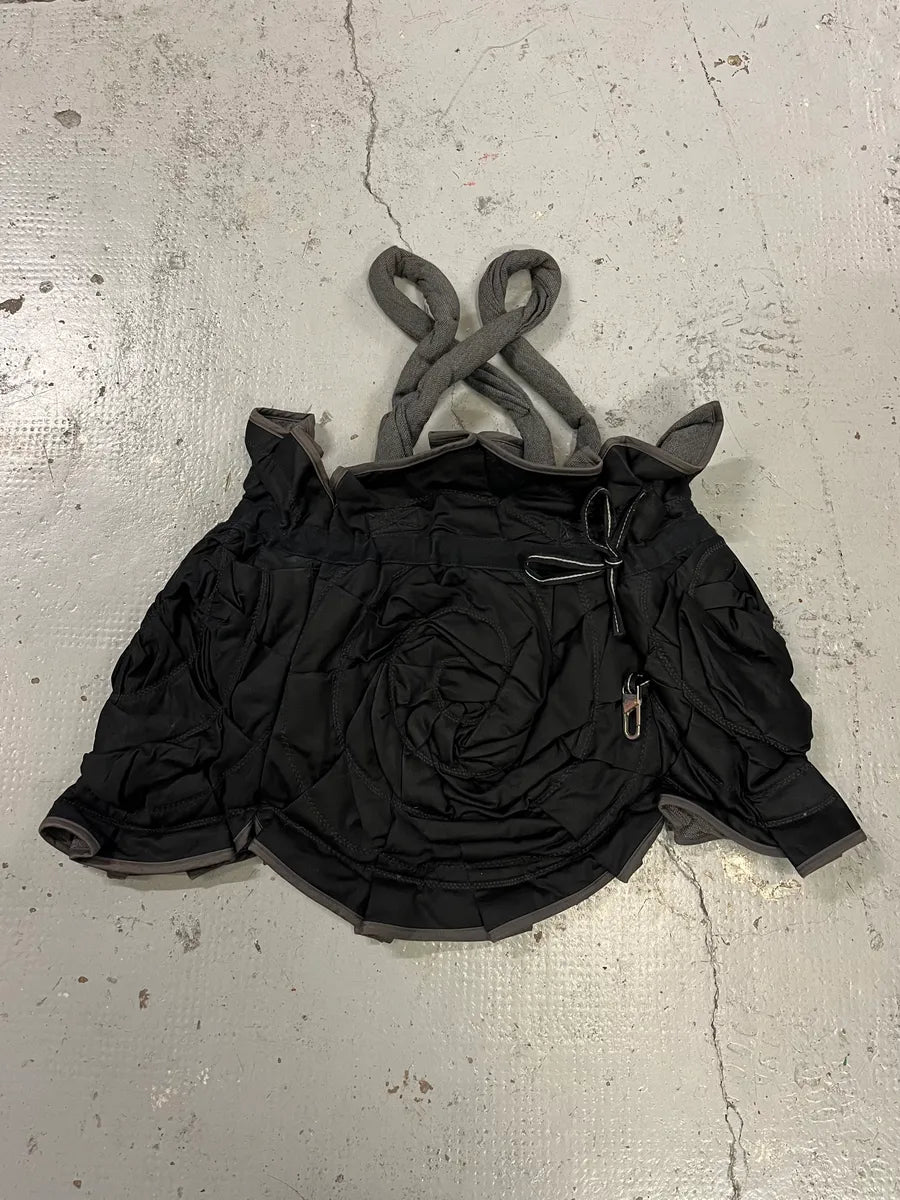 1990s Marithé + François Girbaud Abstract Flower Bag AUXohwP 0