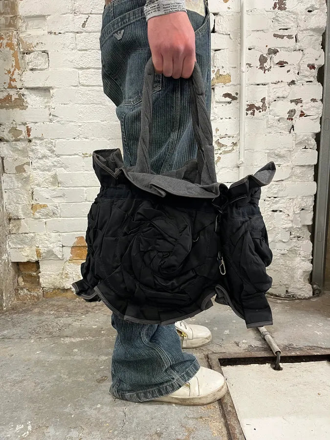 1990s Marithé + François Girbaud Abstract Flower Bag AUXohwP 2