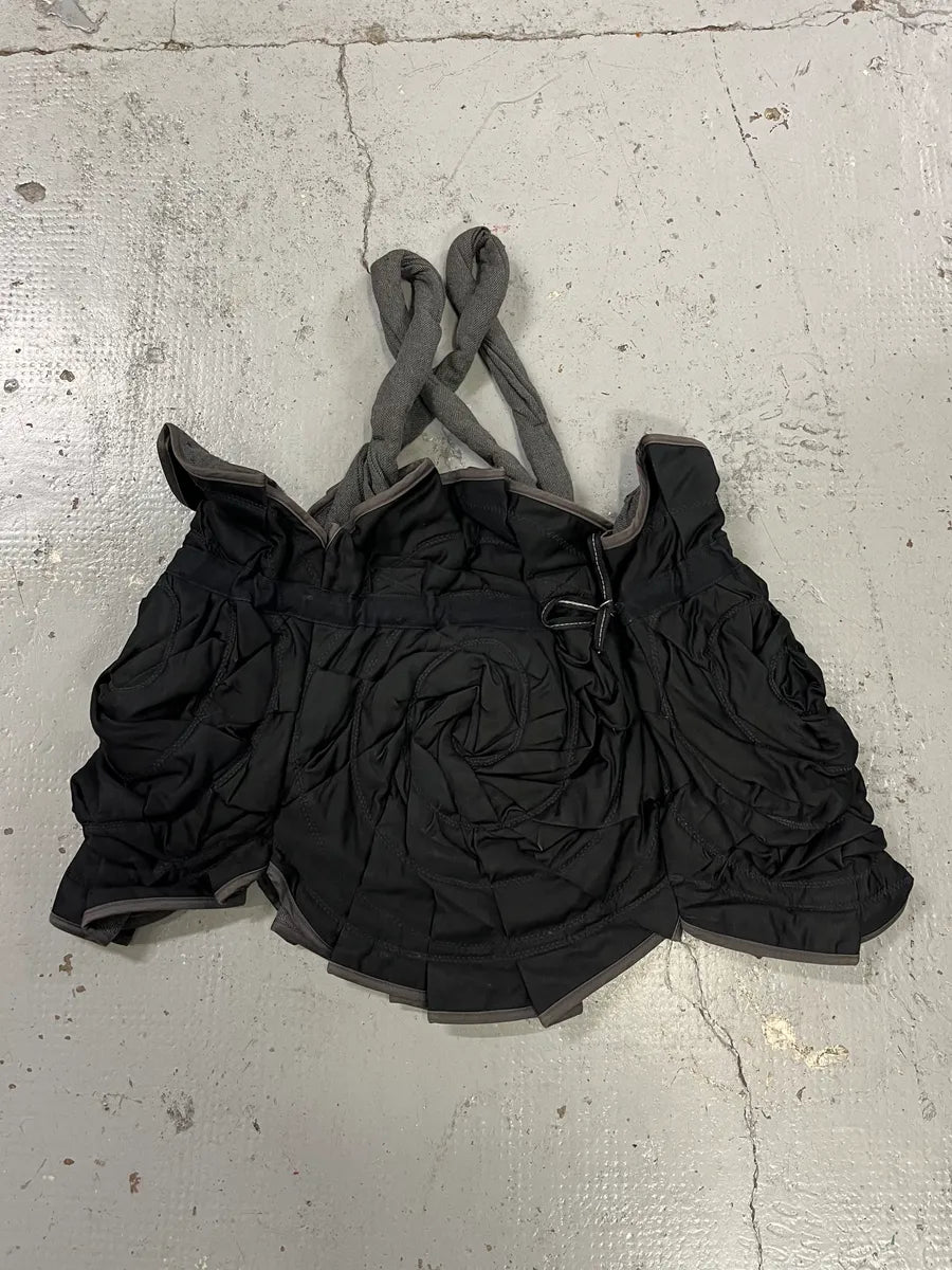 1990s Marithé + François Girbaud Abstract Flower Bag AUXohwP 5