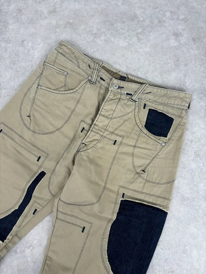 2000s Marithé + François Girbaud Beige Cargo Pants eOGDcUL 4
