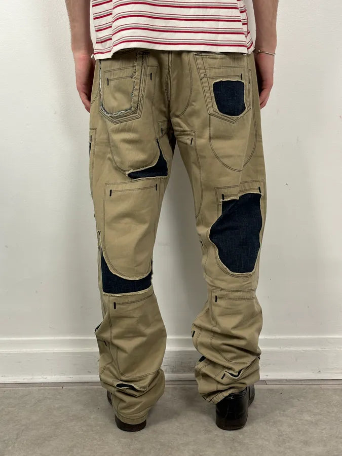 2000s Marithé + François Girbaud Beige Cargo Pants eOGDcUL 2